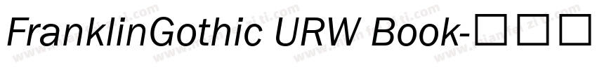 FranklinGothic URW Book字体转换